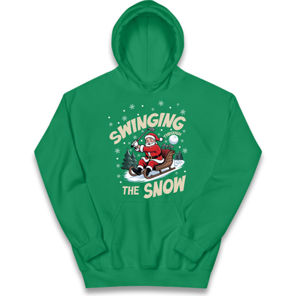 Christmas Golf Kids Hoodie