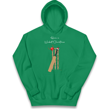 Cricket Bat Graphic Christmas Kids Hoodie
