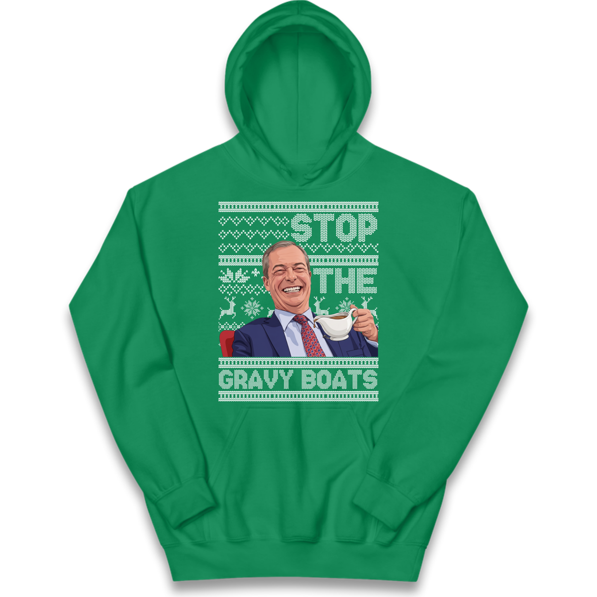 Satirical Festive Top Kids Hoodie