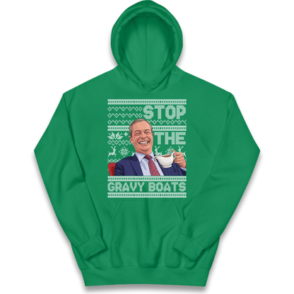 Satirical Festive Top Kids Hoodie