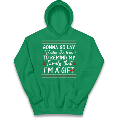 family festive humour Kids Hoodie
