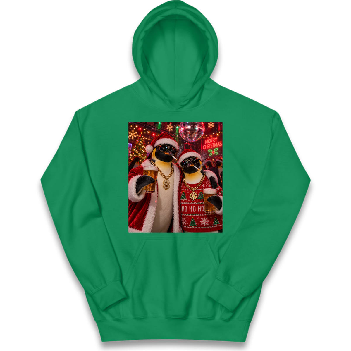 Penguin Christmas Kids Hoodie