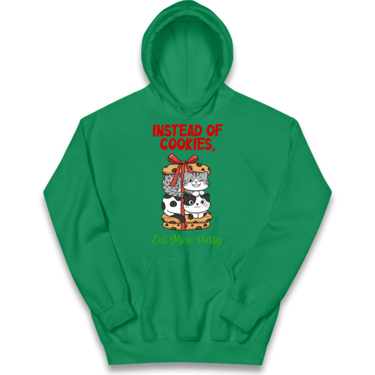 Cheeky Cat Slogan Kids Hoodie
