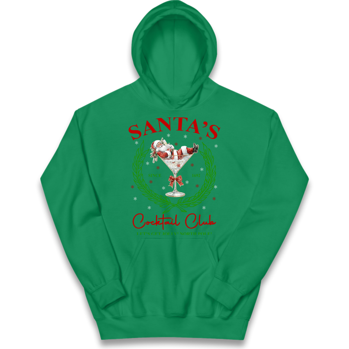 Cocktail Lover Christmas Kids Hoodie