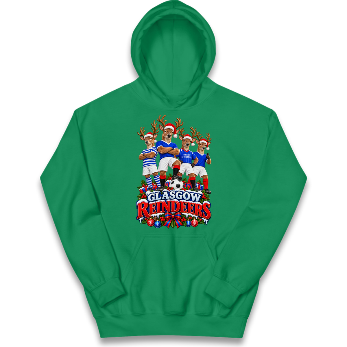Rangers Christmas Kids Hoodie