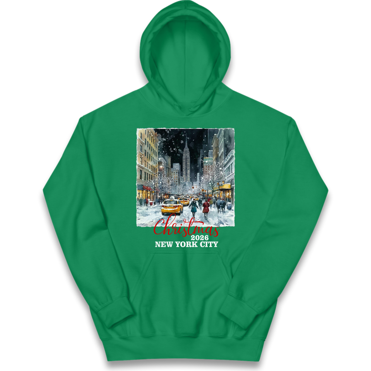 New York Winter Gift Kids Hoodie