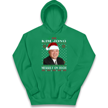 Kim Jong Christmas Kids Hoodie