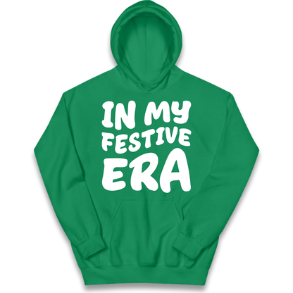 Modern Christmas Slogan Kids Hoodie