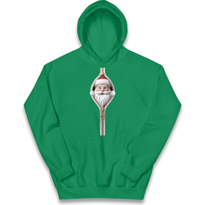 Santa Face Novelty Kids Hoodie