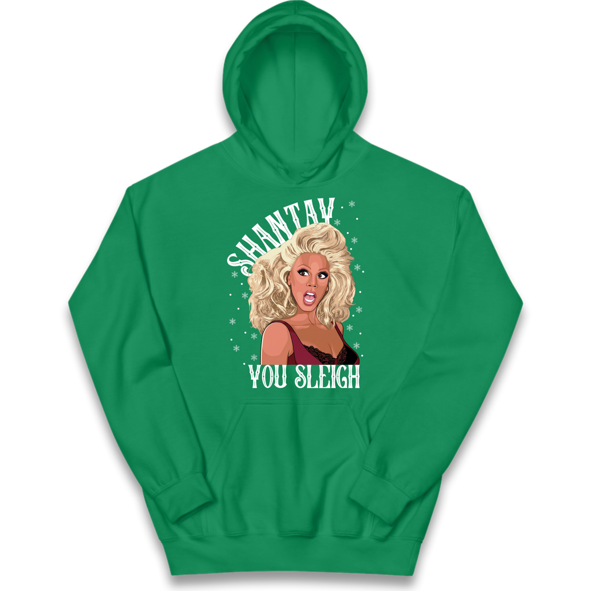 drag christmas clothing Kids Hoodie