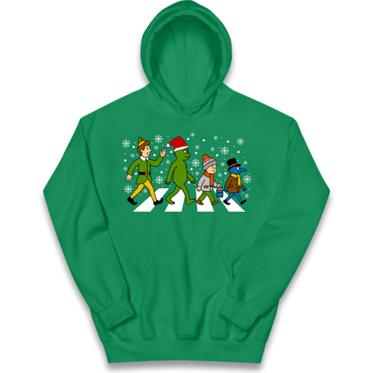 Abbey Road Walk Christmas jumper Kids Hoodie