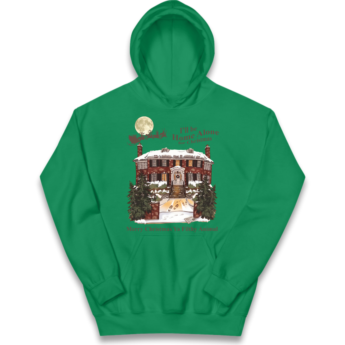 Home Alone Festive Christmas Kids Hoodie