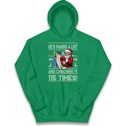 Making A List Kids Hoodie