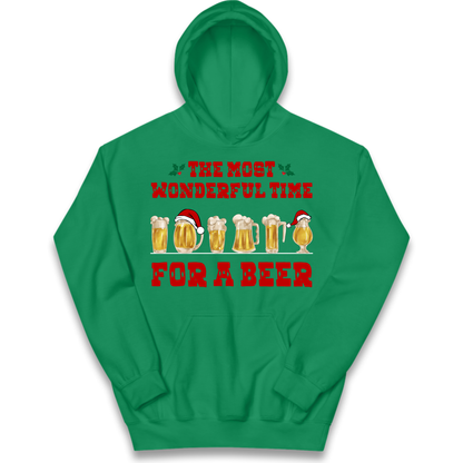 Festive Pint Graphic Kids Hoodie