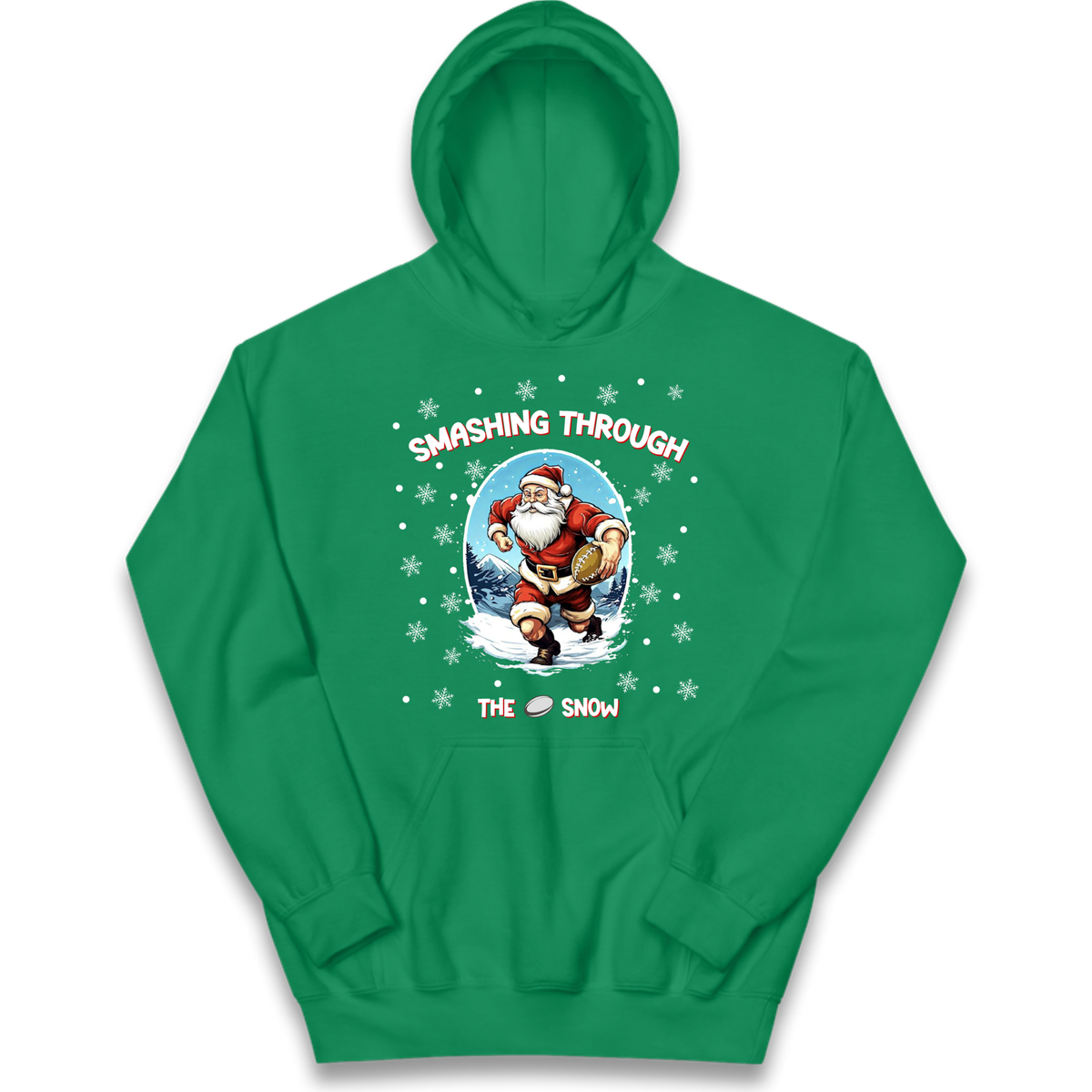 Rugby Santa Clothing Kids Hoodie
