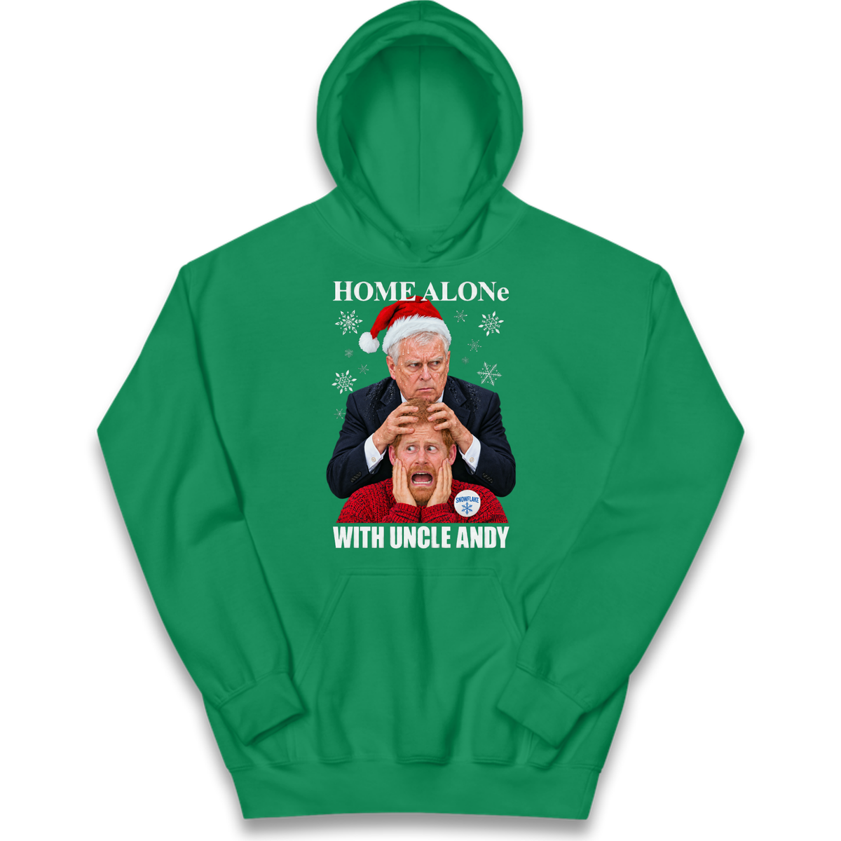 Home Alone Prince Harry Andrew Christmas Kids Hoodie