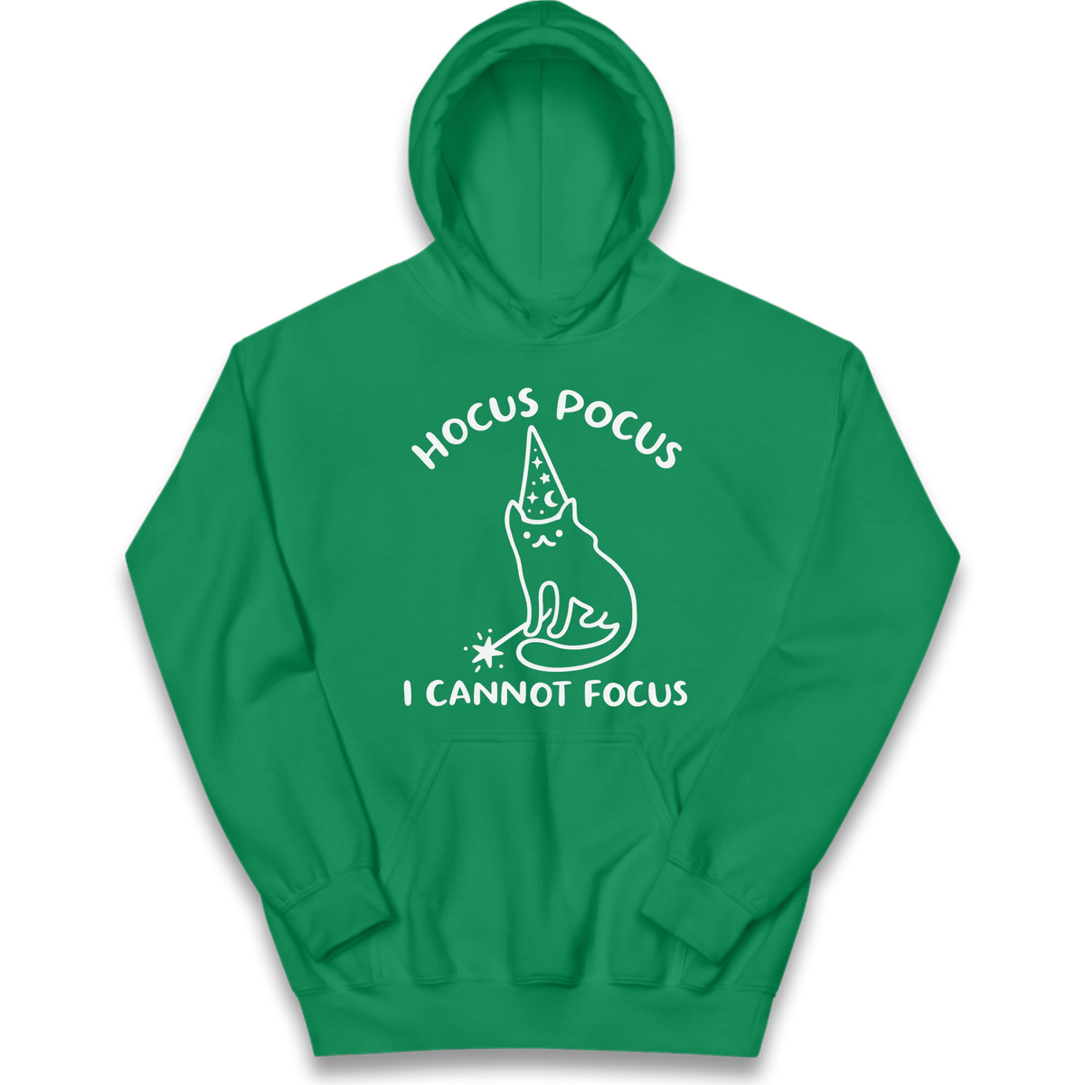 Hocus Pocus I Cannot Focus Kids Hoodie