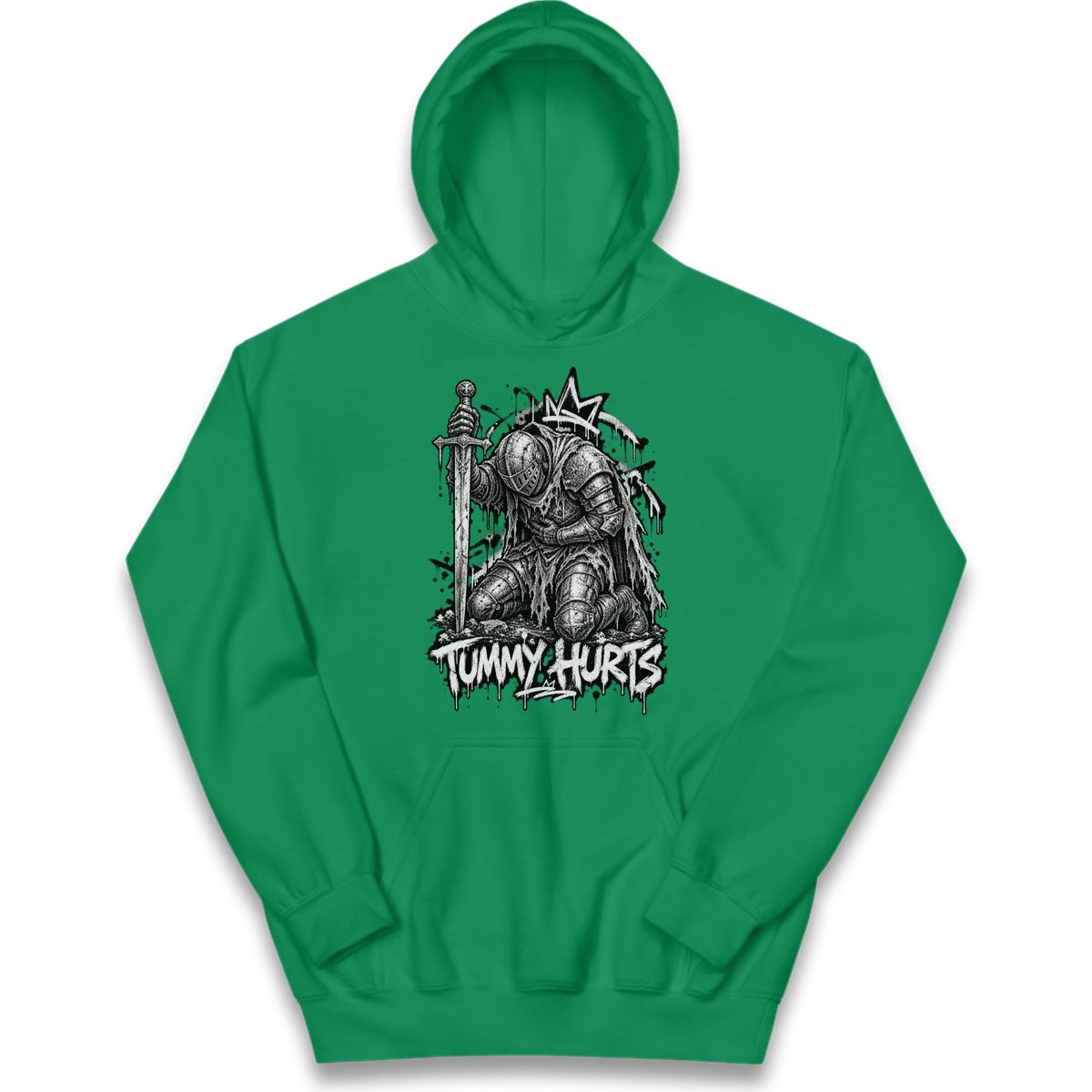 Tummy Hurts Knight Kids Hoodie