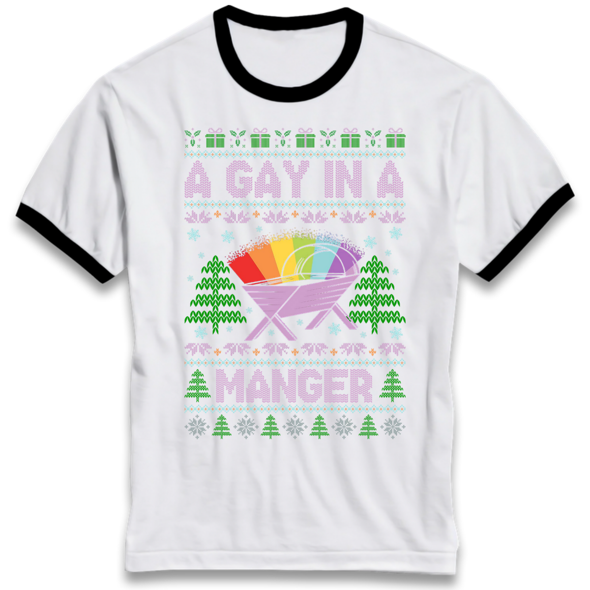 Pride Holiday Clothing Ringer T-Shirt