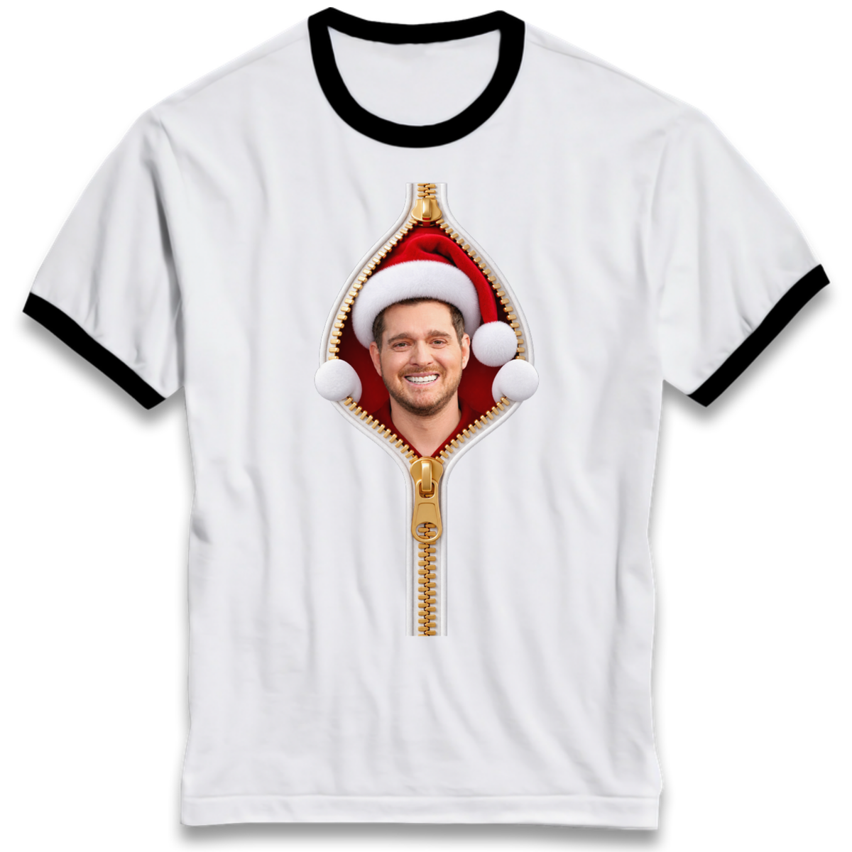 Christmas jumper Ringer T-Shirt