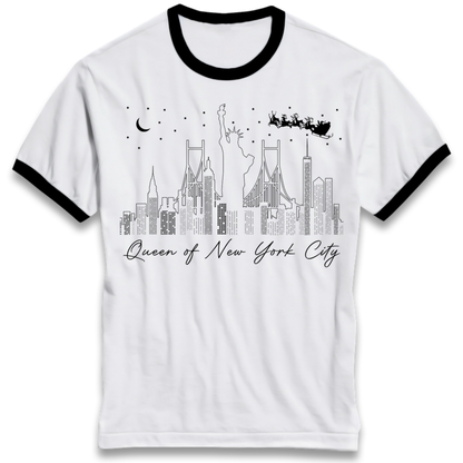 Queen Of New York City Ringer T-Shirt