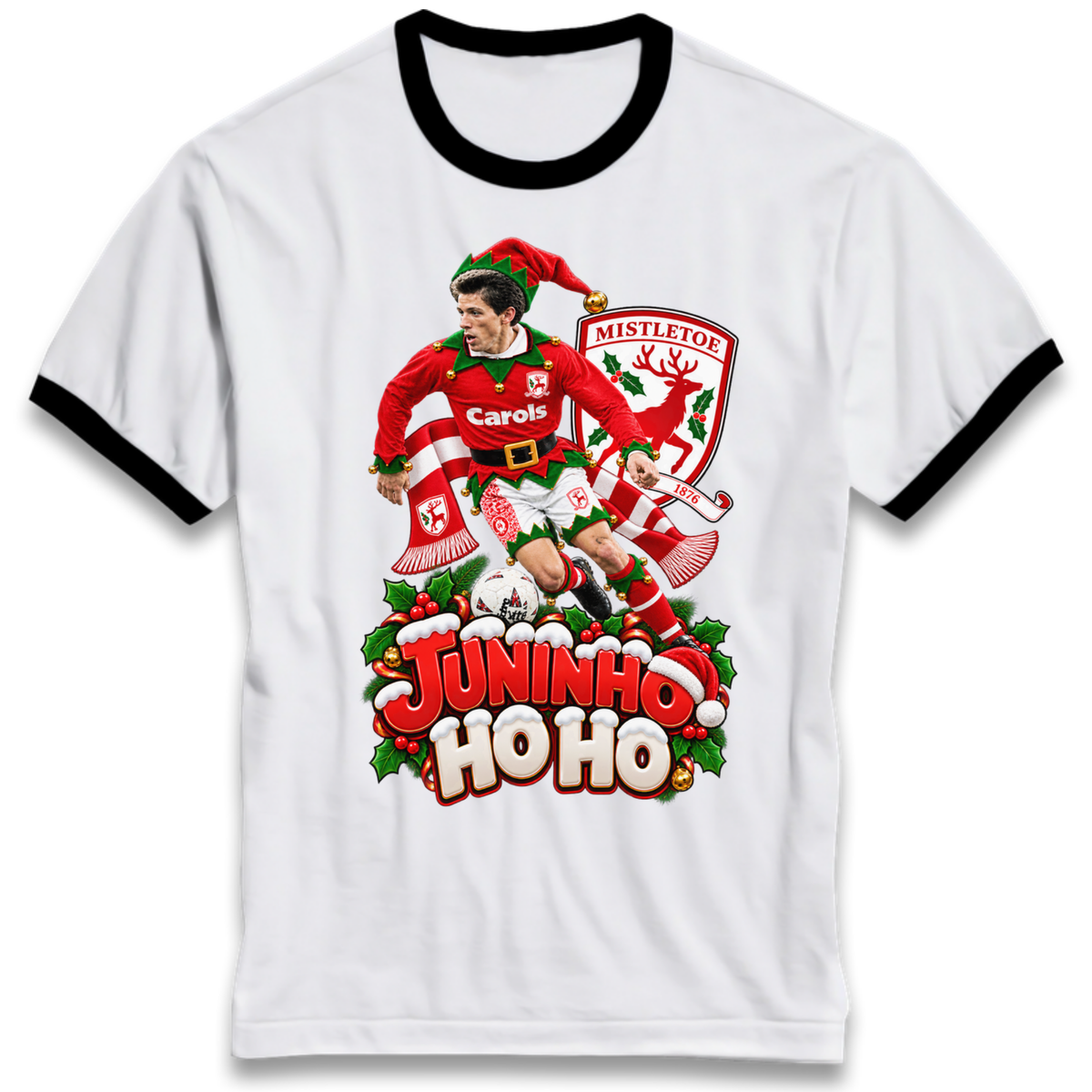 Middlesbrough Christmas Ringer T-Shirt