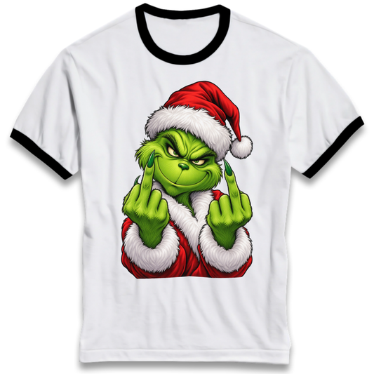 The Grinch Christmas Ringer T-Shirt