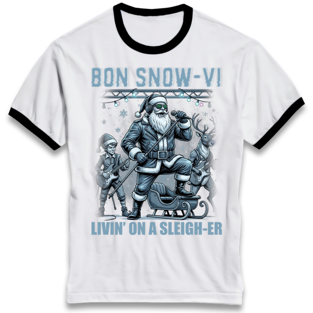 Christmas jumper Ringer T-Shirt