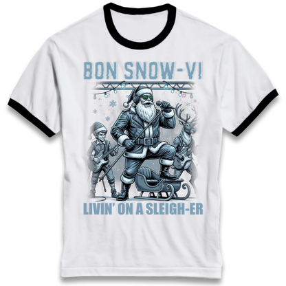 Christmas jumper Ringer T-Shirt
