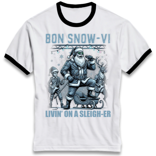 Christmas jumper Ringer T-Shirt