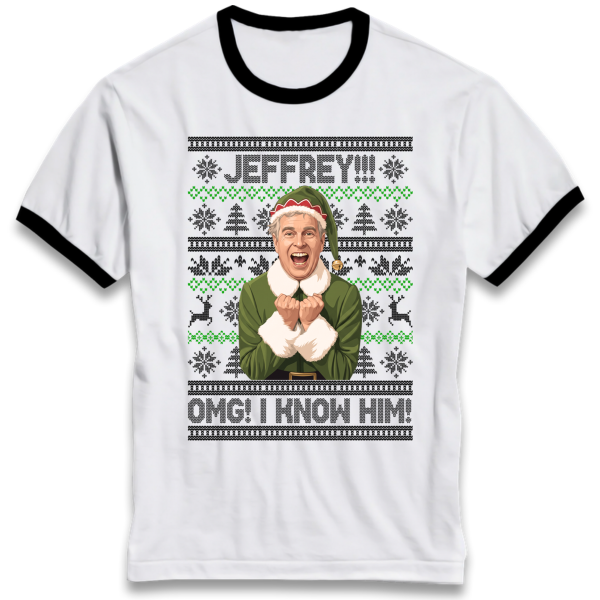 Jeffery Epstein Ringer T-Shirt