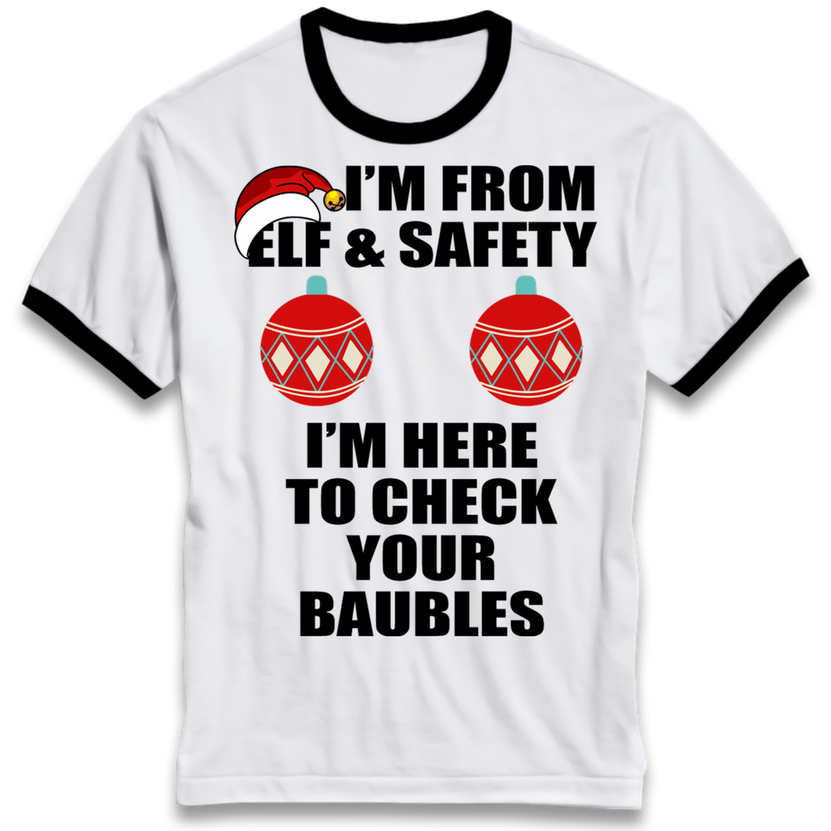 Christmas jumper Ringer T-Shirt