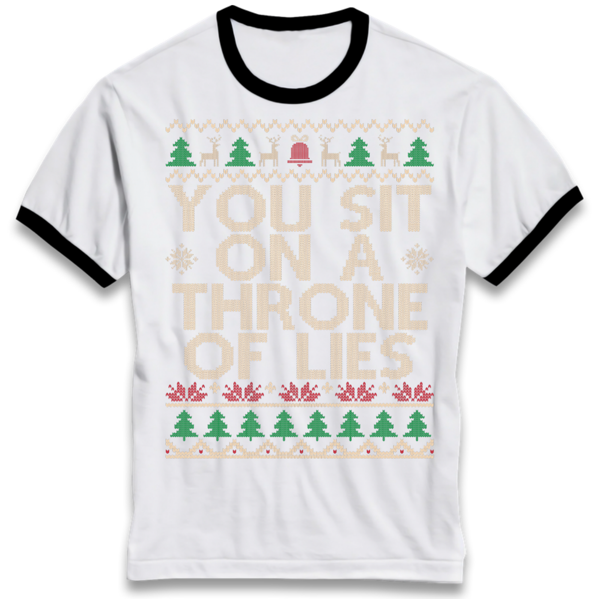 Throne Of Lies Christmas Ringer T-Shirt