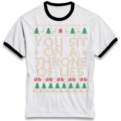 Throne Of Lies Christmas Ringer T-Shirt
