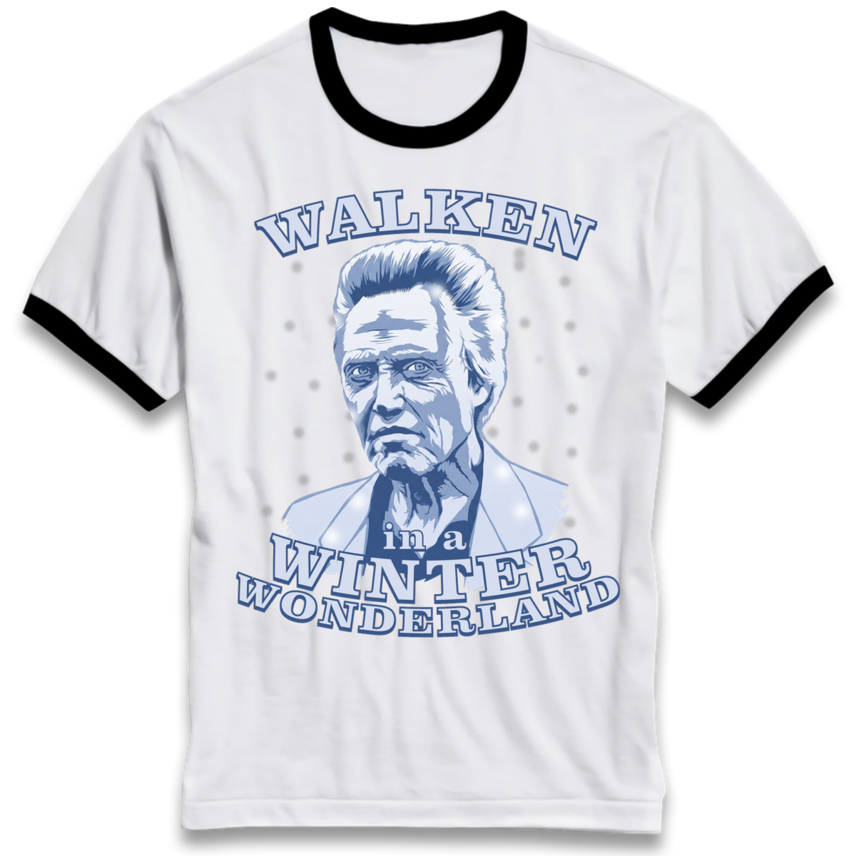 Christopher Walken Christmas Ringer T-Shirt