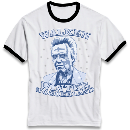 Christopher Walken Christmas Ringer T-Shirt