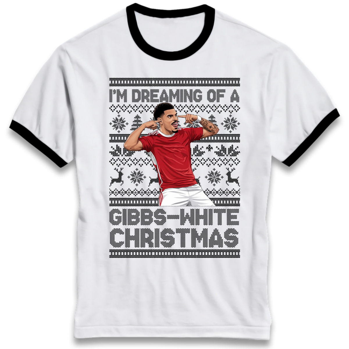 Christmas jumper Ringer T-Shirt