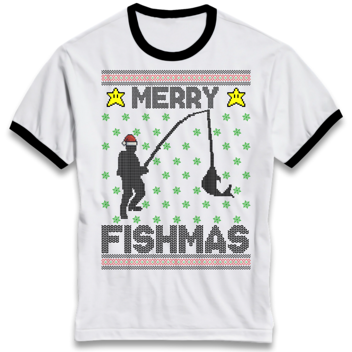 Christmas jumper Ringer T-Shirt