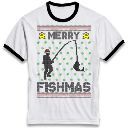 Christmas jumper Ringer T-Shirt