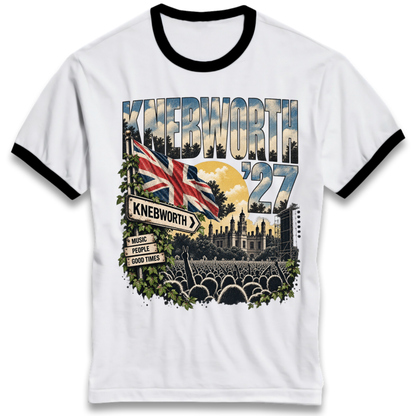 Oasis Knebworth Live '27 Ringer T-Shirt
