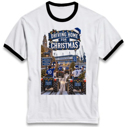 Ipswich Town Christmas Ringer T-Shirt