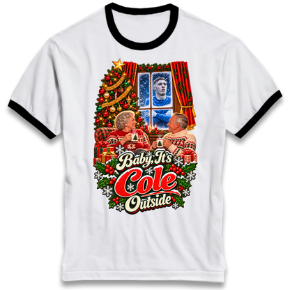 Chelsea Football Christmas Ringer T-Shirt