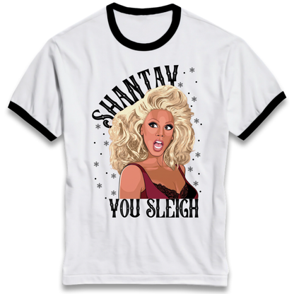 drag christmas clothing Ringer T-Shirt
