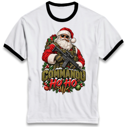 Commando Christmas Ringer T-Shirt