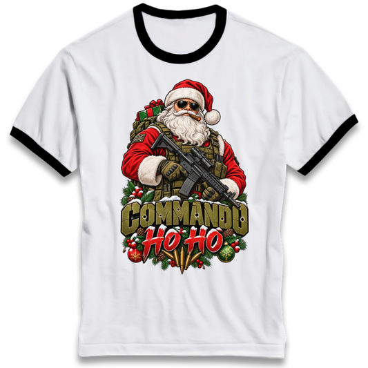 Commando Christmas Ringer T-Shirt