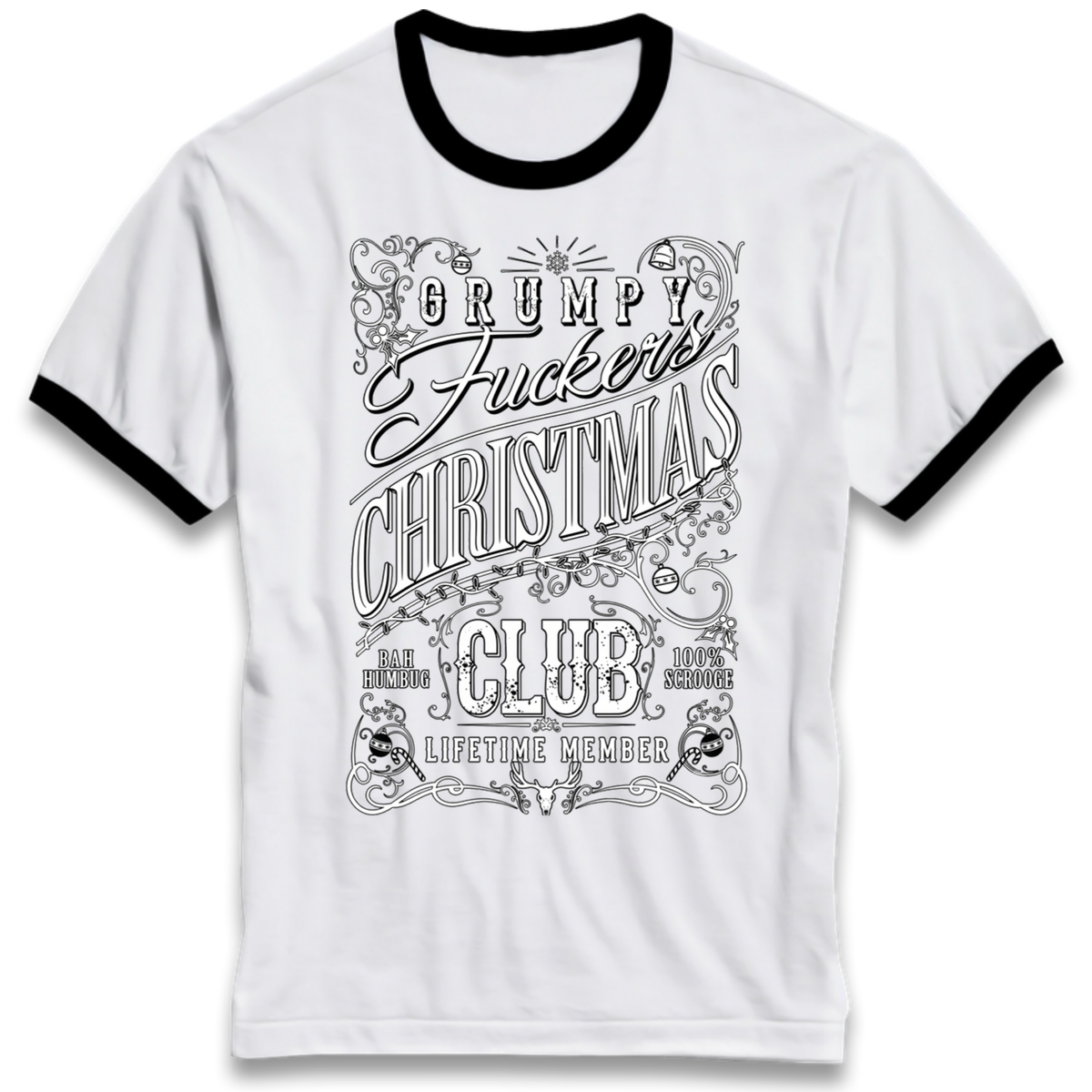 Christmas jumper Ringer T-Shirt