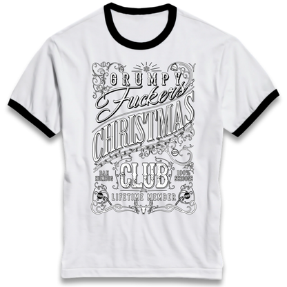 Christmas jumper Ringer T-Shirt