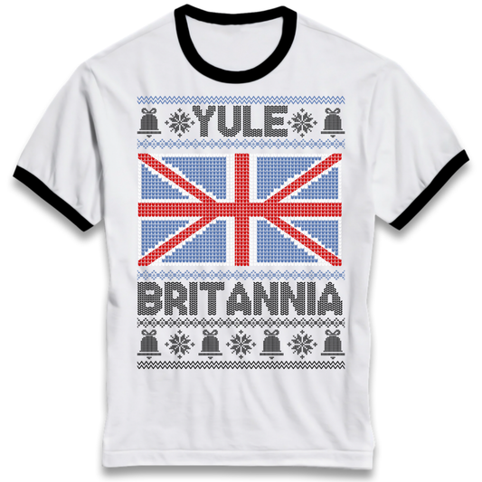 Christmas jumper Ringer T-Shirt