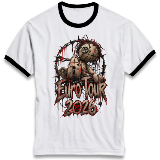 Korn Euro Tour 2026 Ringer T-Shirt