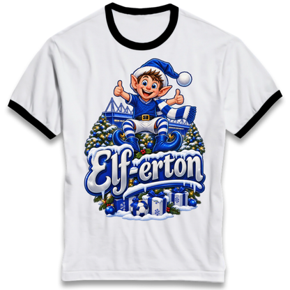 Everton FC Christmas Ringer T-Shirt